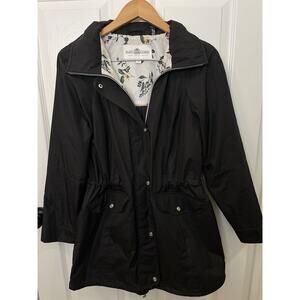 Women's Fleet Street Short Trench Coat Black Size M